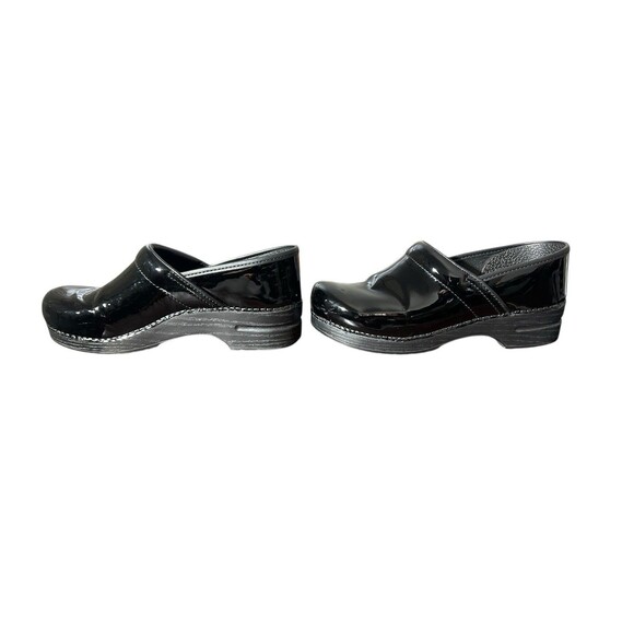 Dansko Professional Unisex Clogs Black Patent Leather Work Shiny EU Sz 43 Nurse - Picture 7 of 14